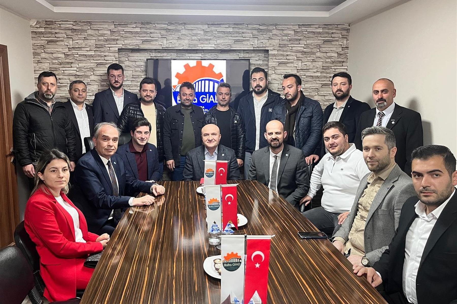 Erhan Usta ve İYİ Parti Teşkilatından Derneğimize Ziyaret