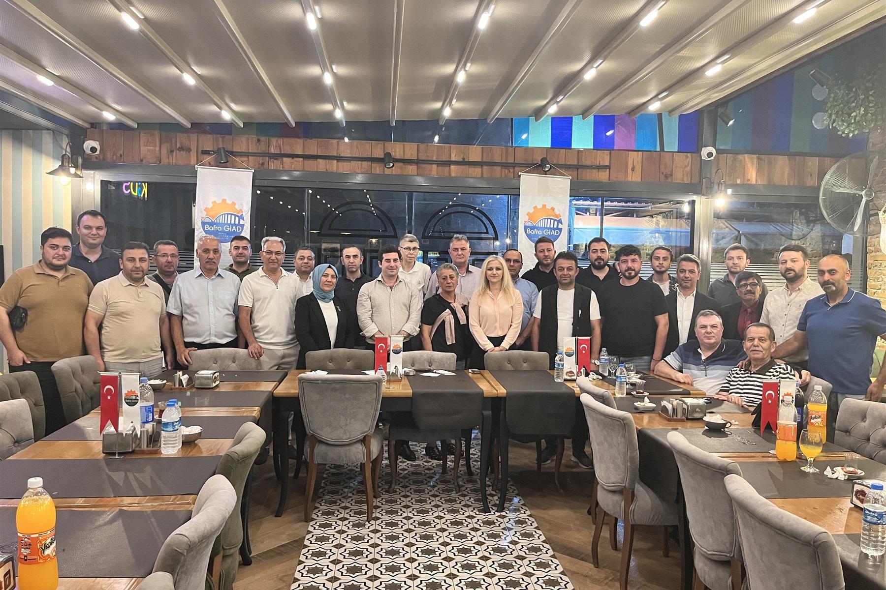 Bafra’nın Sivil Toplum Kuruluşları GİAD’ın ev sahipliğinde buluştu.